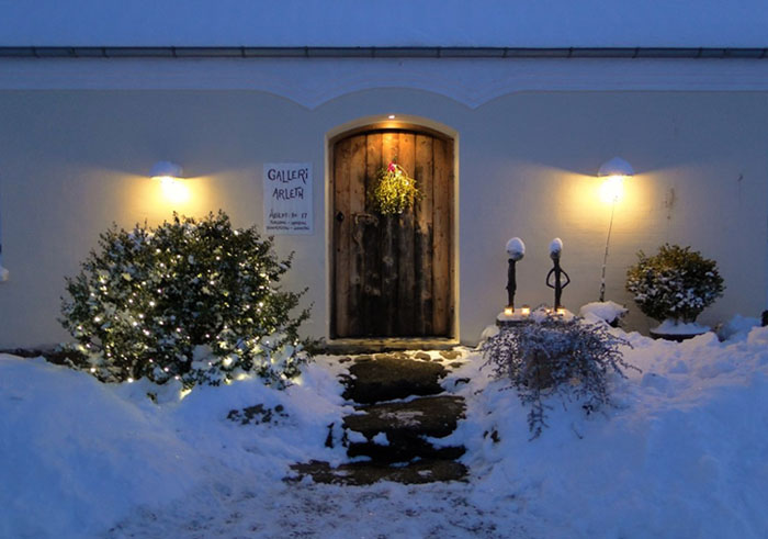 Hoveddør galleriet vinter